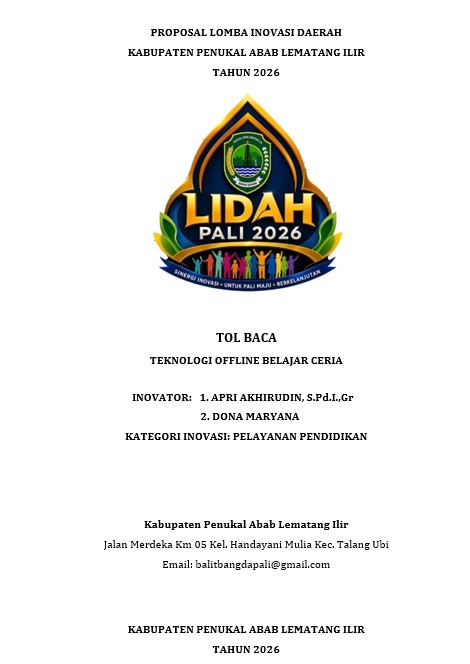 TOL Baca (Teknologi Ofline Belajar Ceria)